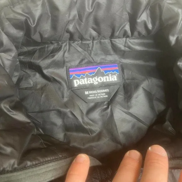 Patagonia nano-puff men's black full zip vest quilt outdoors M - Picture 3 of 5
